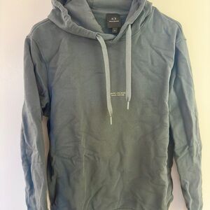 Armani Exchange Men's Grey (blue-ish grey) Hoodie